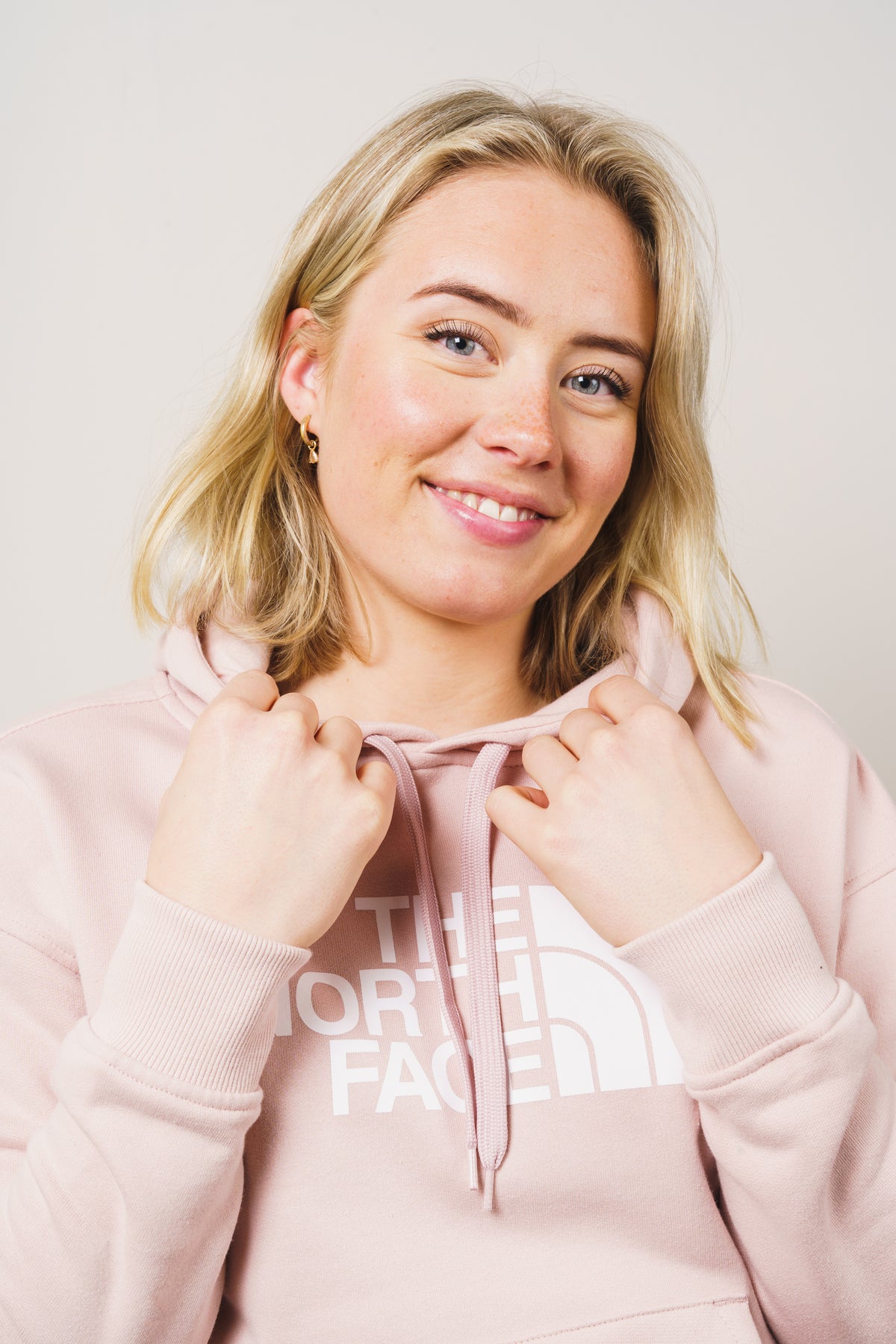 Light Drew Peak Hoodie - Pink Moss