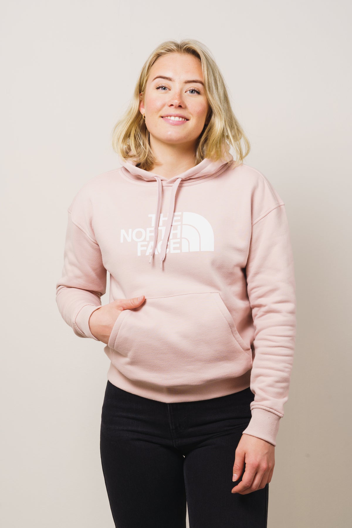 Light Drew Peak Hoodie - Pink Moss