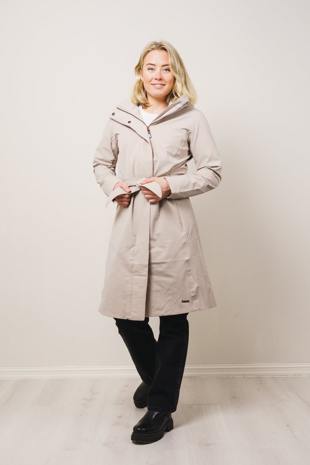Chelsea Coat - Concrete Beige