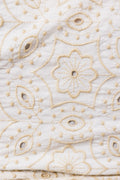 Valkyrie Broderie Anglaise Dress - Off White/Sand