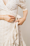 Valkyrie Broderie Anglaise Dress - Off White/Sand