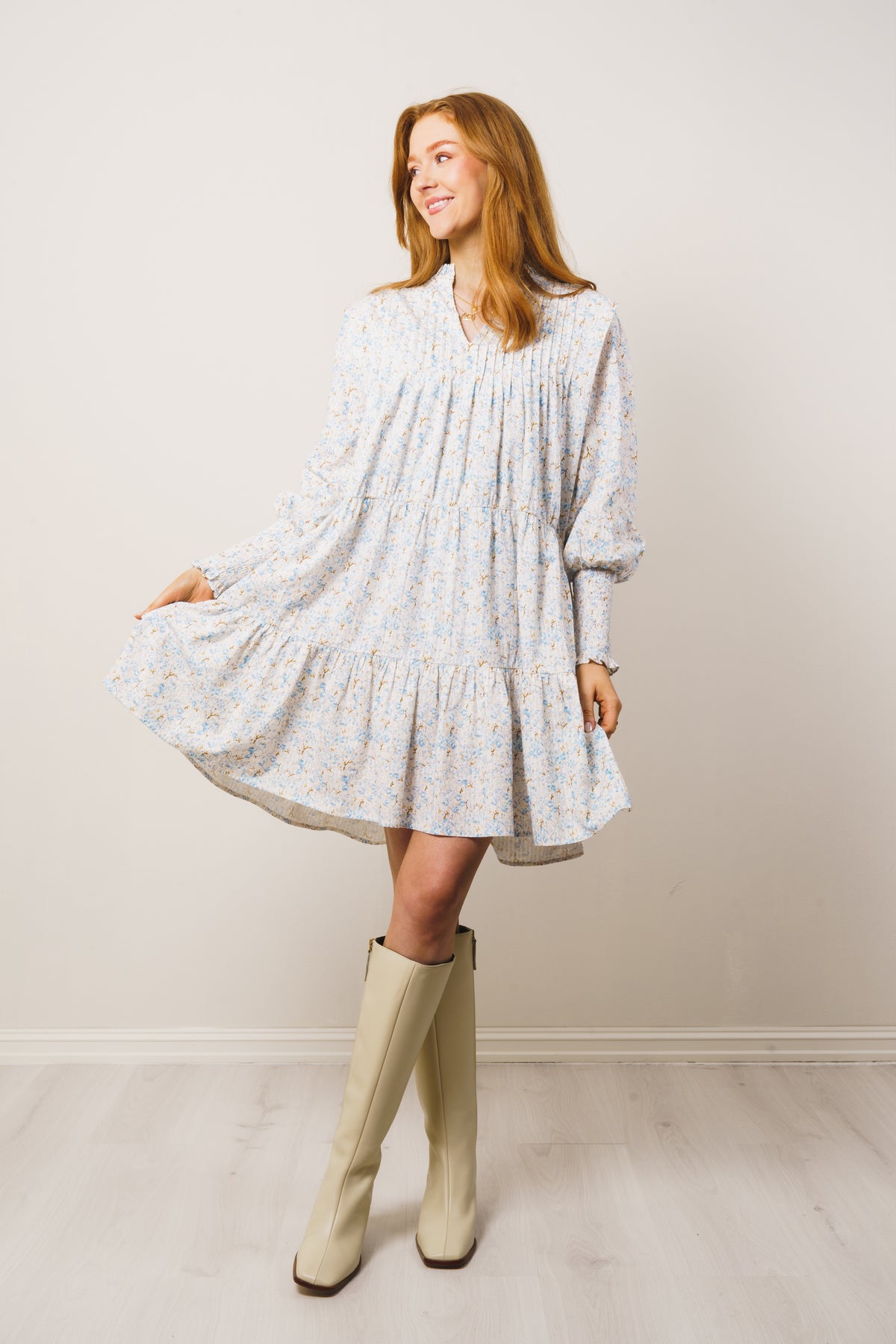 Embla Dress - Sky Blue