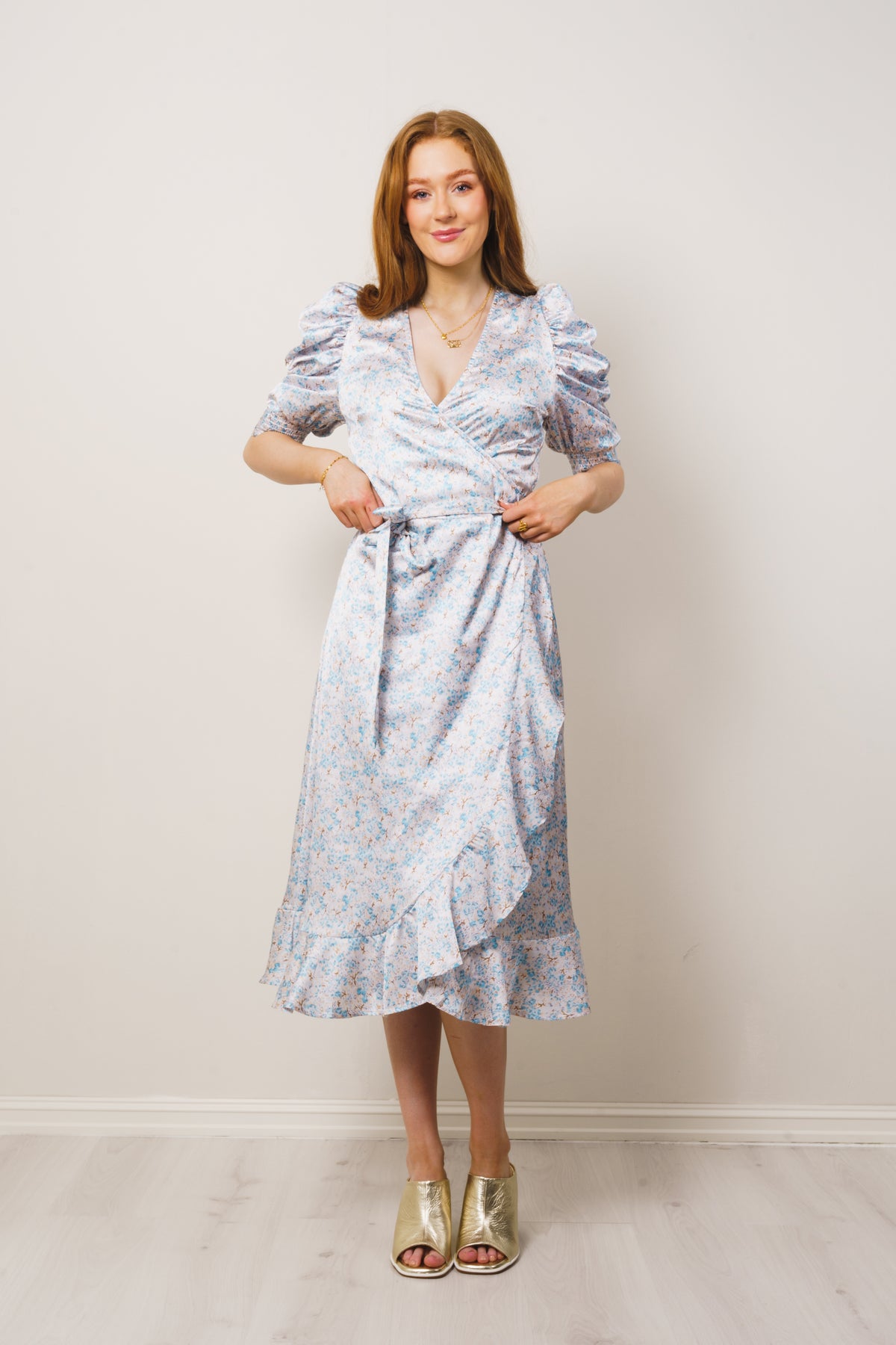 Valkyrie Long Dress - Sky Blue