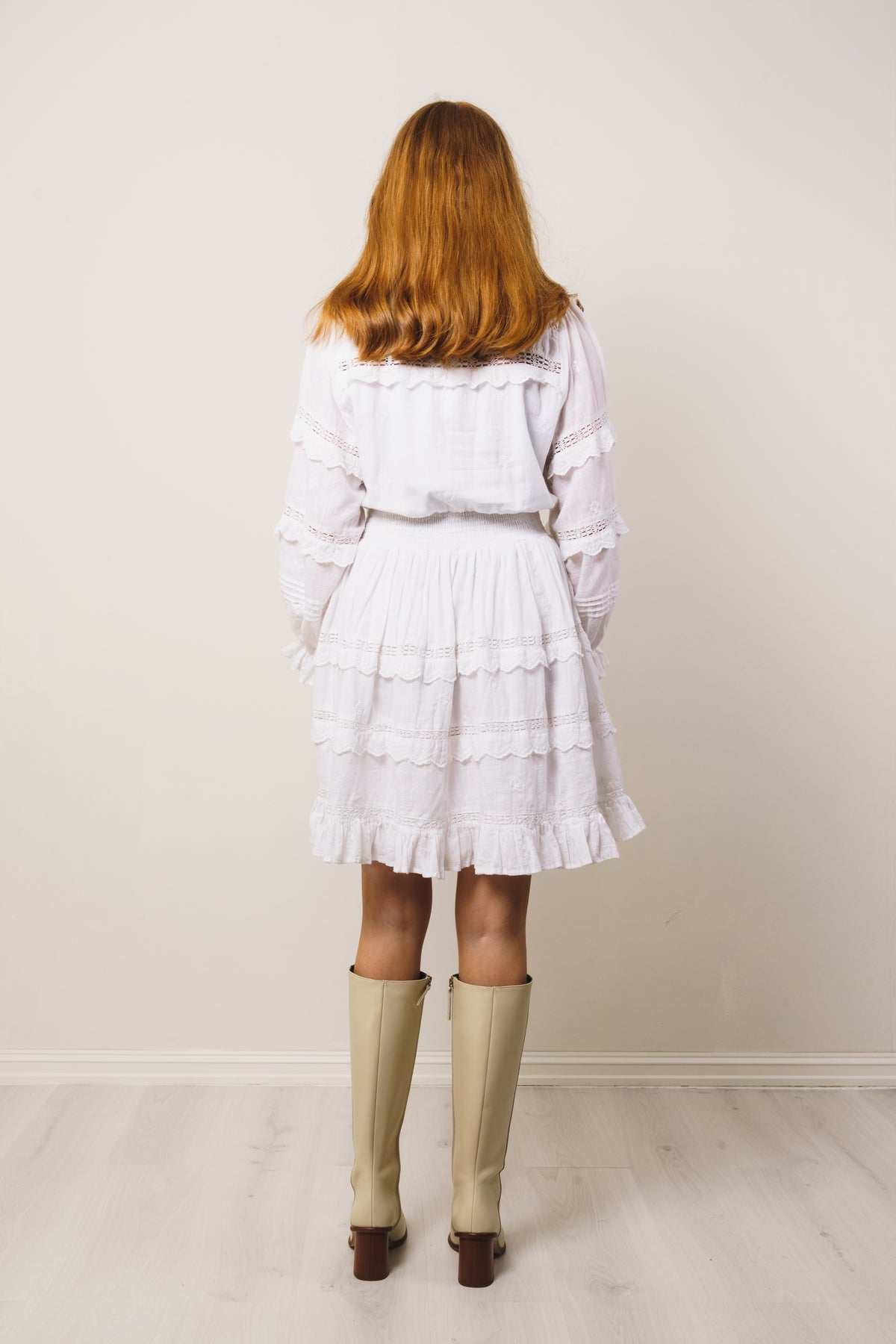 Sol Cotton Dress - White