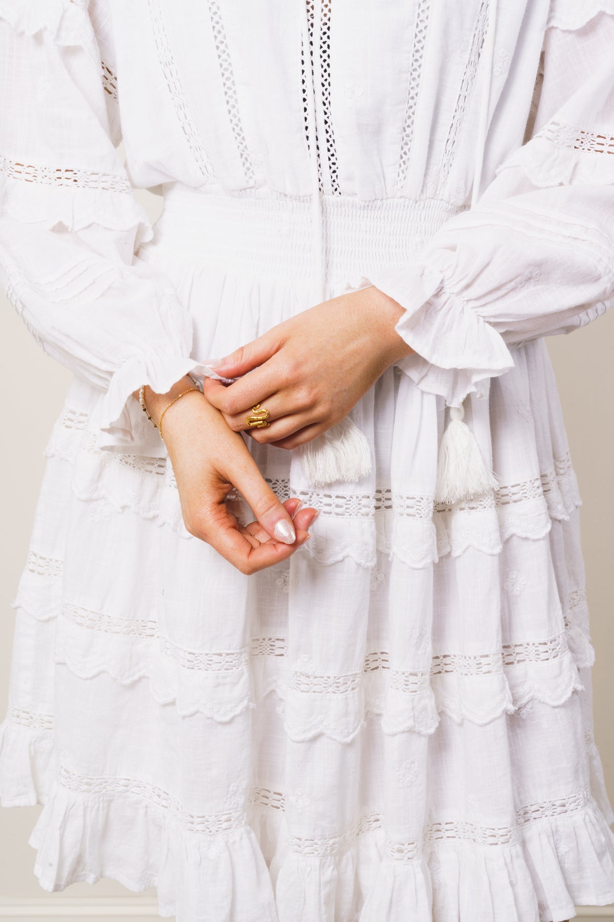 Sol Cotton Dress - White