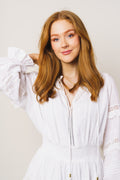 Sol Cotton Dress - White