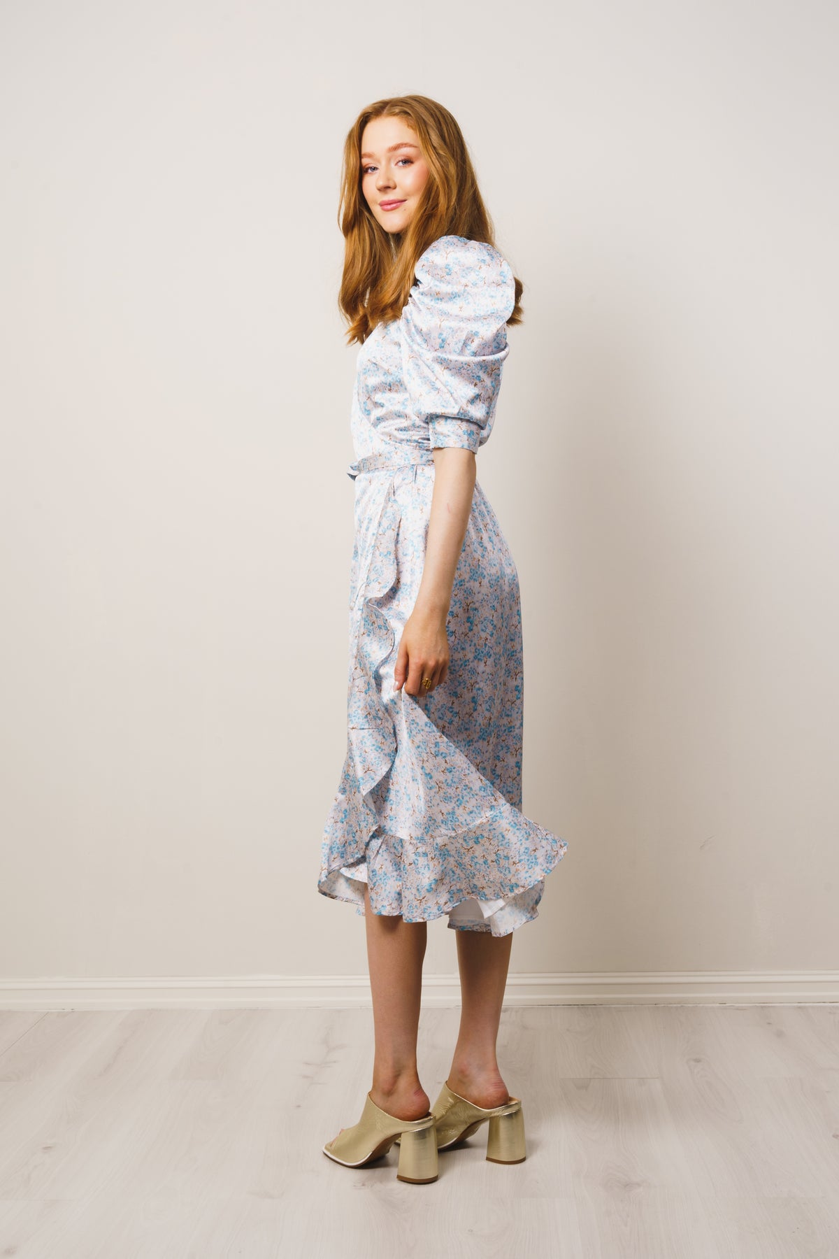 Valkyrie Long Dress - Sky Blue