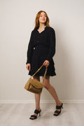 Tora Gauze Dress - Black