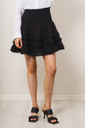 Sol Cotton Skirt - Black