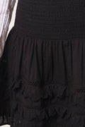 Sol Cotton Skirt - Black