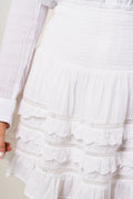 Sol Cotton Skirt - White