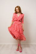 Frøya Long Dress - Coral