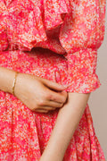 Frøya Long Dress - Coral