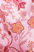 Saga Wide Dress - Pink Paisley
