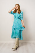 Frøya Long Dress - Azur