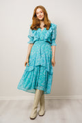 Frøya Long Dress - Azur