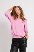 Tenny 3/4 Sweat Top - Cyclamen
