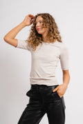 DagnaIW Melange T-Shirt - Ecru