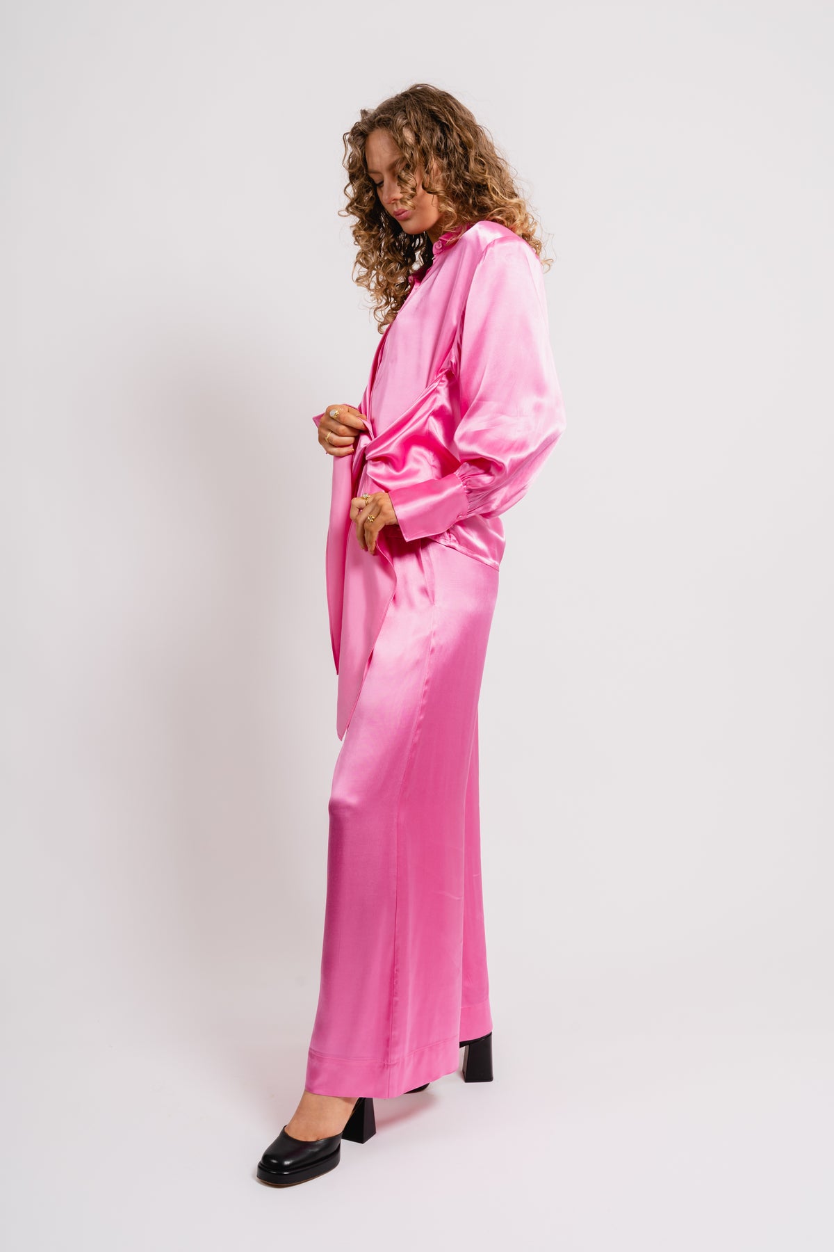 Sharp Shirt - Hot Pink