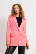 ZellaIW Long Blazer - Pink Rose