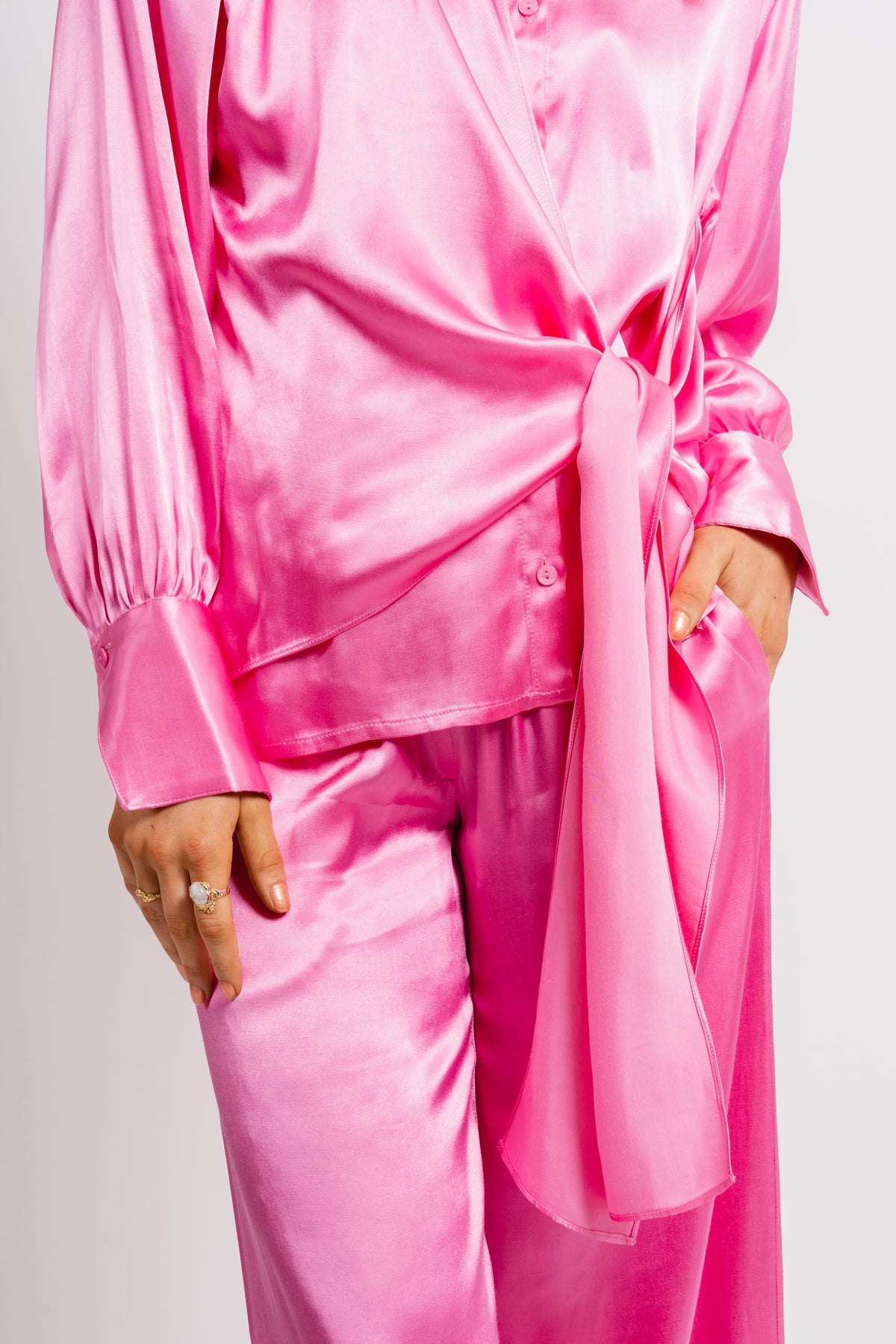 Sharp Shirt - Hot Pink