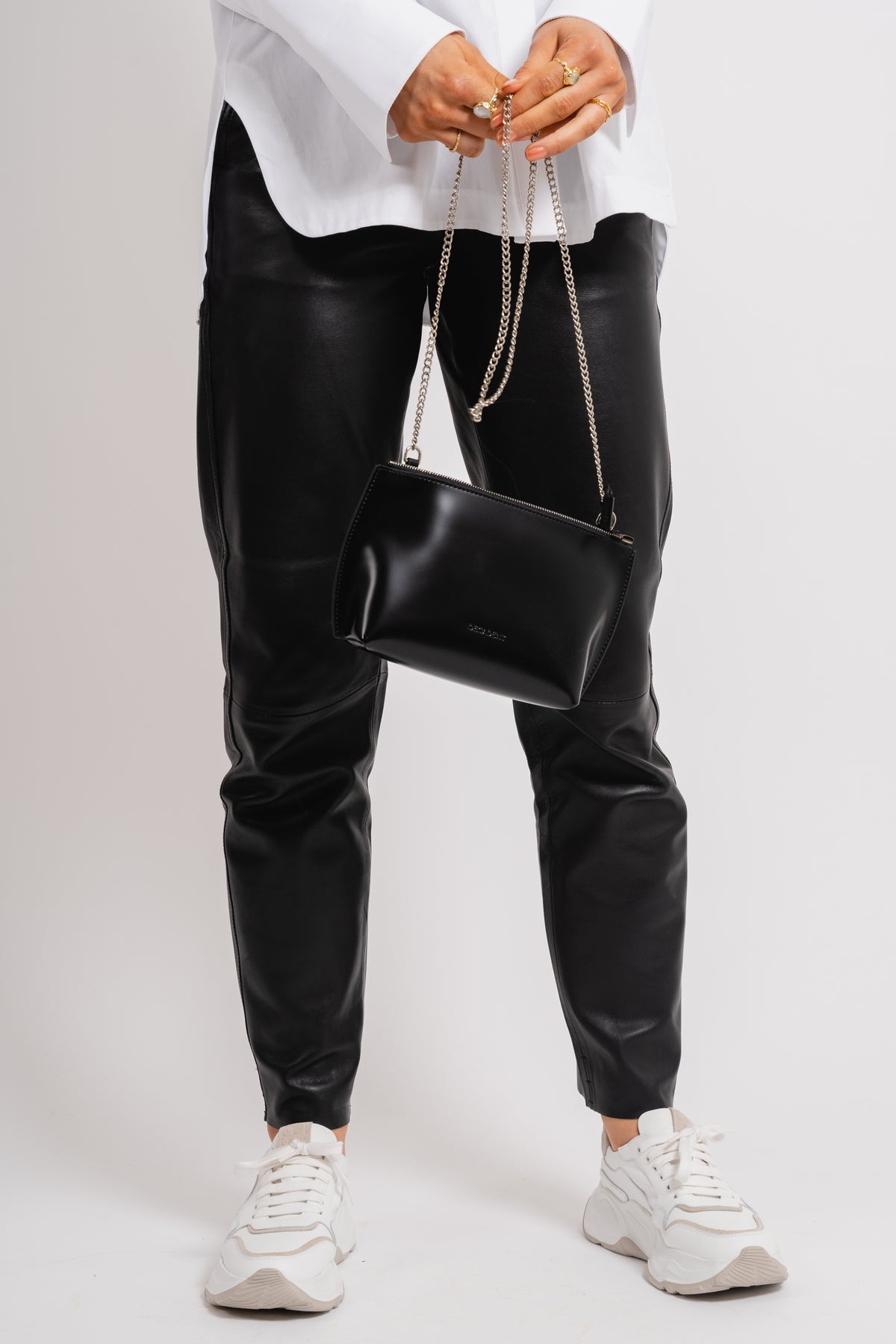 Palma Small Chain Bag - Diamond Black
