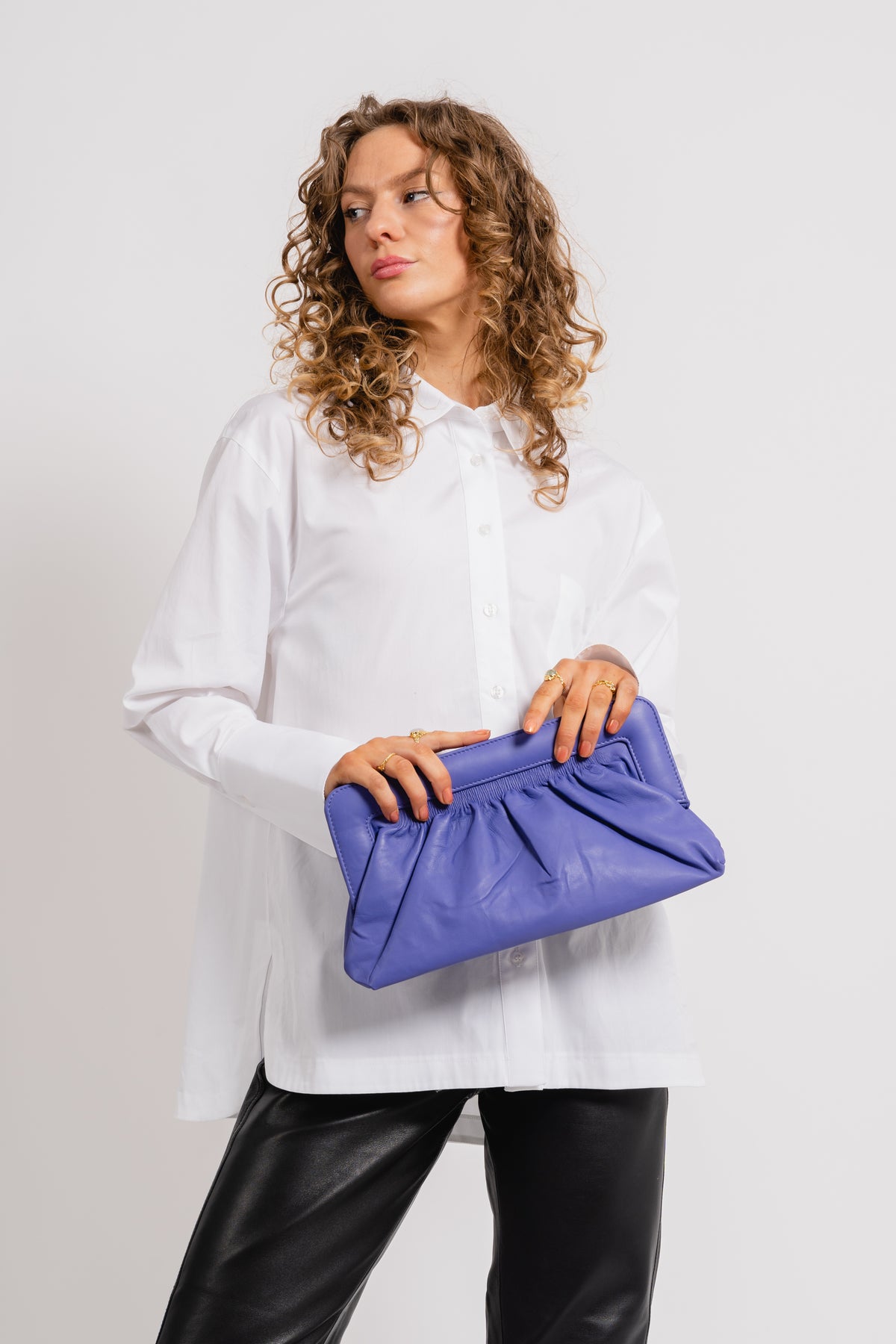 VeldaGZ Midi Clutch - Purple Opulence