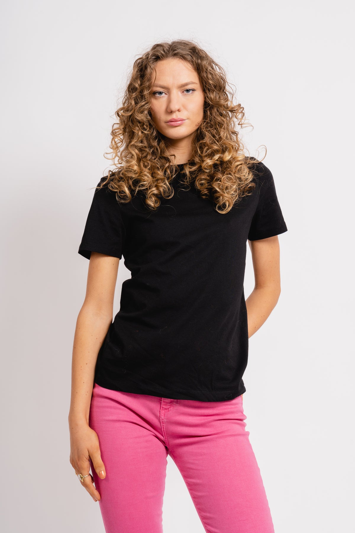 Myessential Ss O-Neck Tee - Svart