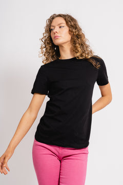 Myessential Ss O-Neck Tee - Black