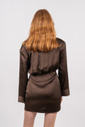 Polish Shirt Dress - Dark Oak