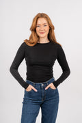 Matima O-Neck Tee - Svart