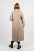 New Tama Handmade Wool Coat - Sandshell Melange