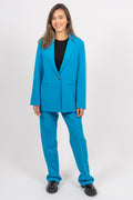 Avery Suit Blazer - Pool Blue