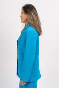 Avery Suit Blazer - Pool Blue