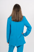 Avery Suit Blazer - Pool Blue