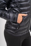 W Cliff Light Down Hood - Black