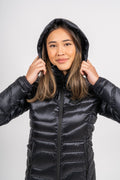 W Cliff Light Down Hood - Black