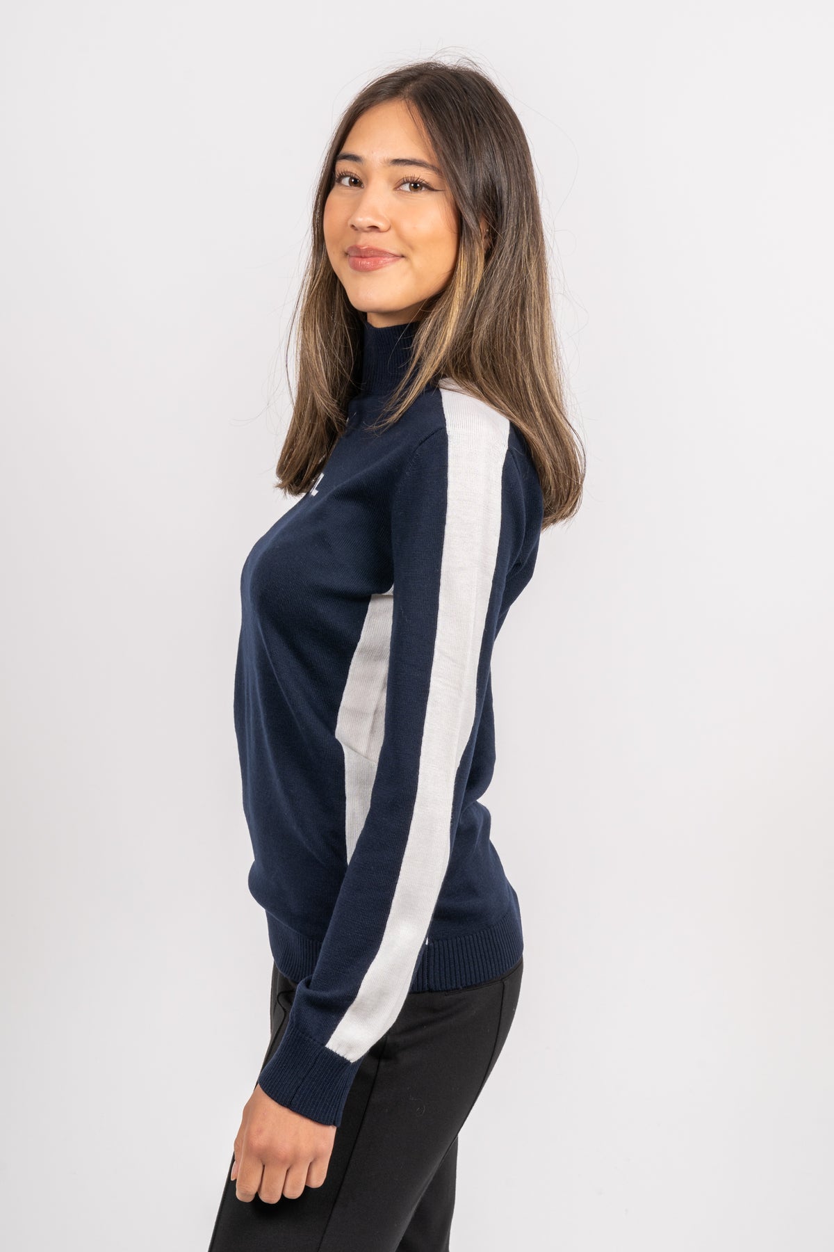 Adia Knitted Sport Sweater FW - Jl Navy