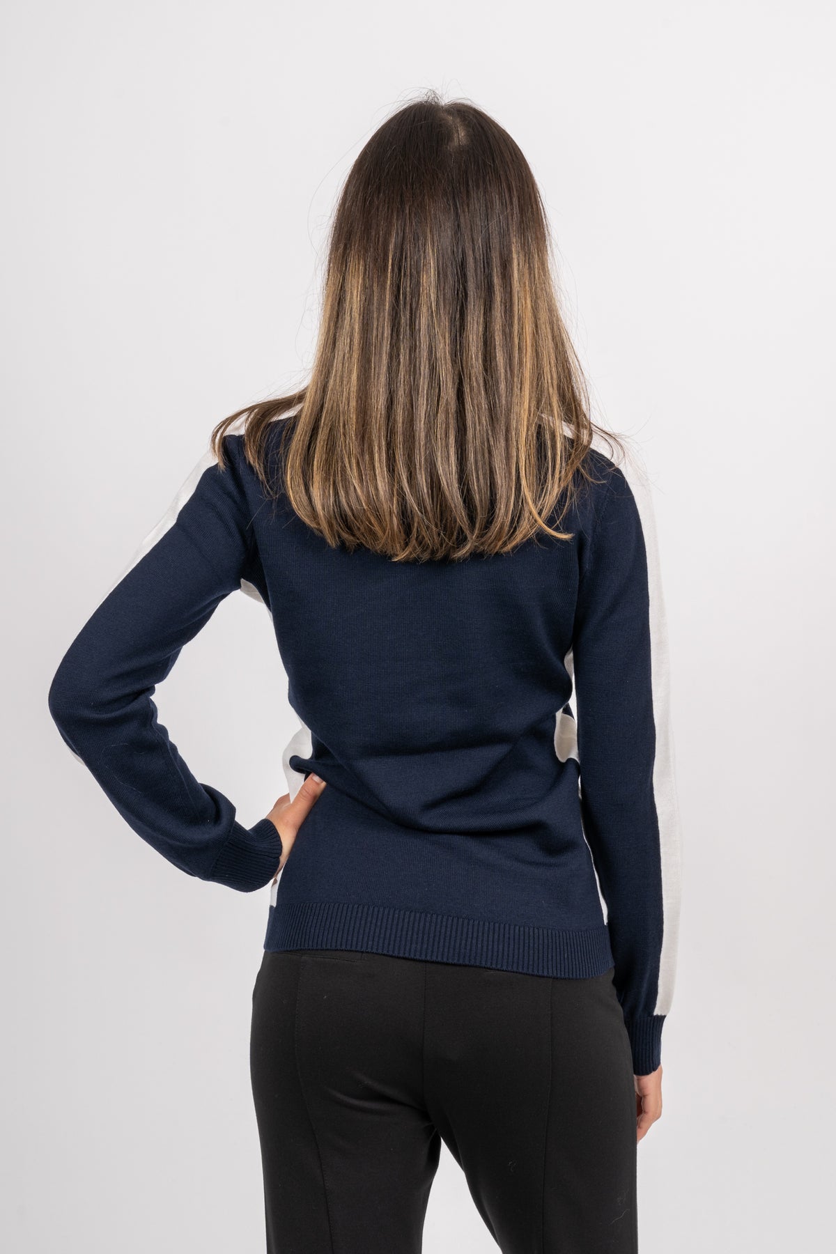 Adia Knitted Sport Sweater FW - Jl Navy