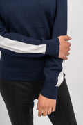 Adia Knitted Sport Sweater FW - Jl Navy