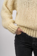 Leonnie Alpaca Pullover - Light Yellow