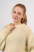 Leonnie Alpaca Pullover - Light Yellow
