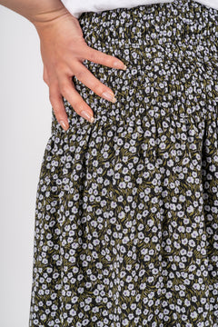 Hibba Rikkelie Skirt - Arctic Ice Flwr