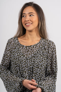 Hibba Rikkelie Short Dress - Arctic Ice Flwr