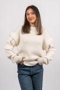 Erin Knitted Sweater - Cream