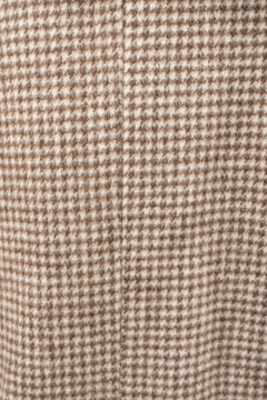 Jimson Weed Wool Coat - Brown Houndstooth