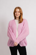 Joseph Cardigan Solid - Rose Pink