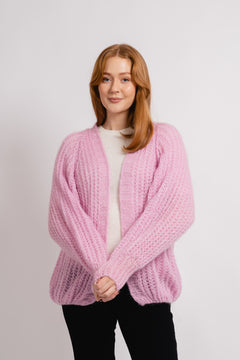 Joseph Cardigan Solid - Rose Pink