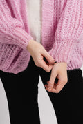 Joseph Cardigan Solid - Rose Pink