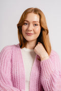 Joseph Cardigan Solid - Rose Pink